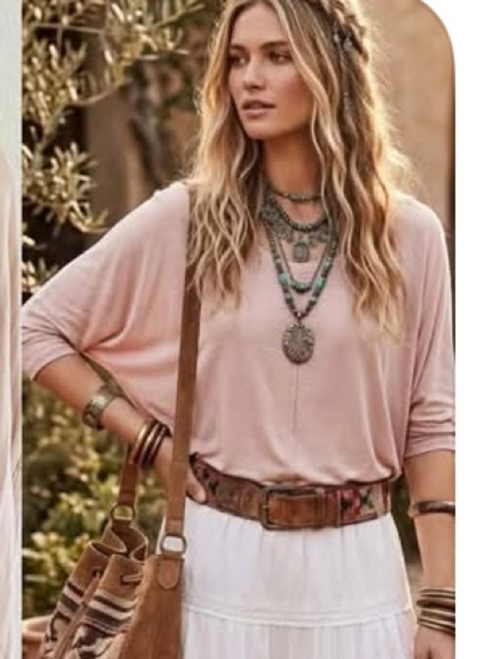 Vince Soft Prima Jersey Knit 3/4 Sleeve Dolman Top Blouse
